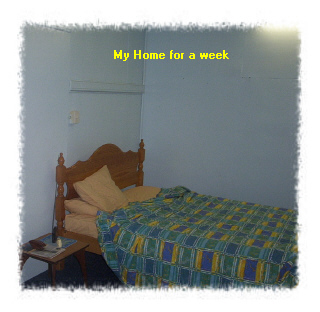 I spent seven days and seven nights in these less than Sardanapalian lodgings