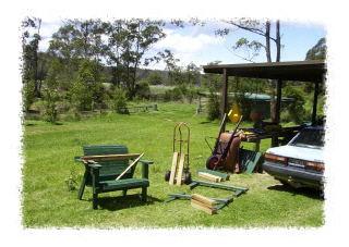 Building some outdoor benches