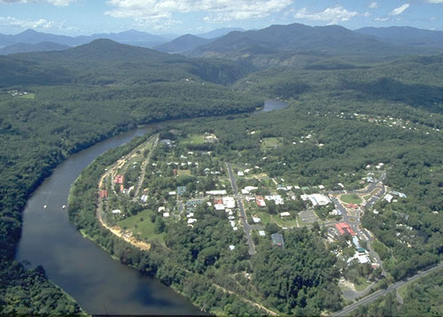 Kuranda from the air