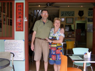 Alan and Pat Jones in Penang