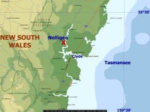 Mappe des Clyde Rivers